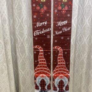 Merry Christmas and Happy New Year Red Gnome Banner
